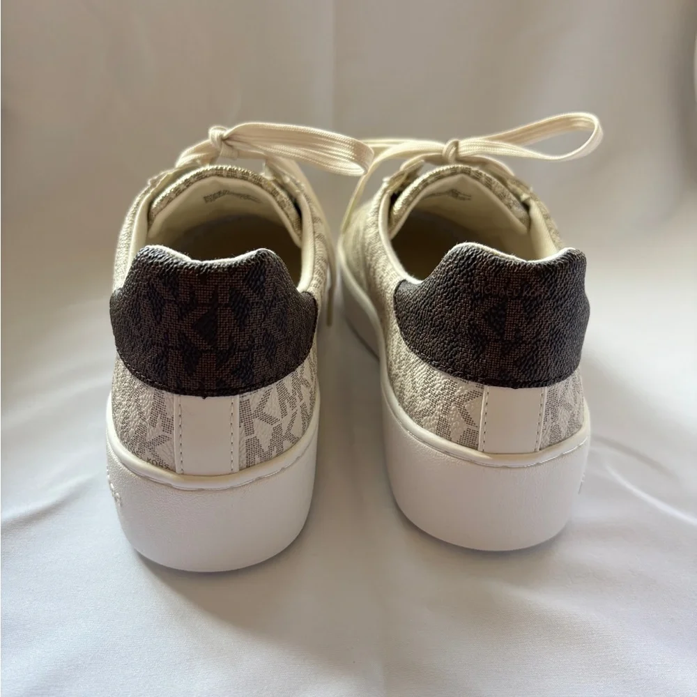 Michael Kors Poppy Lace Cream Sneaker - Picture 5 of 11